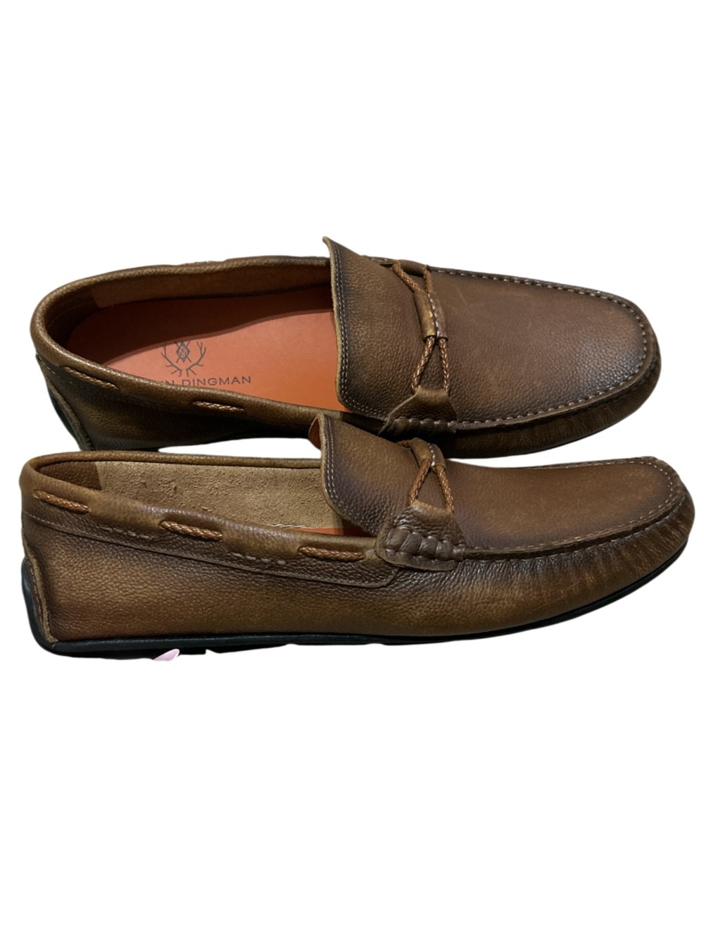 BERMUDA PEBBLE GRAIN BRAIDED BIT LOAFERS
Martin Dingman Size 11.5 Brown